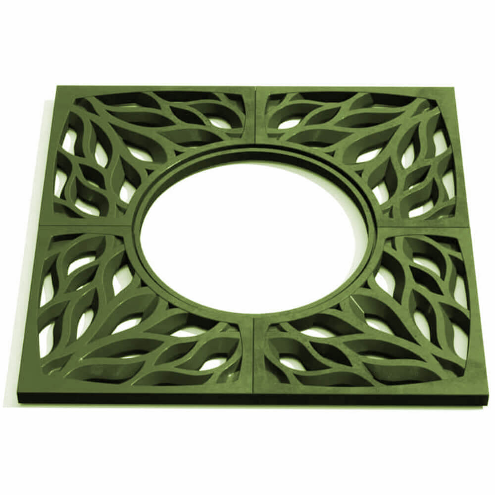 Приствольная решетка для дерева ZKING CRUST 1.2х1.2м Зеленая Иваново фото