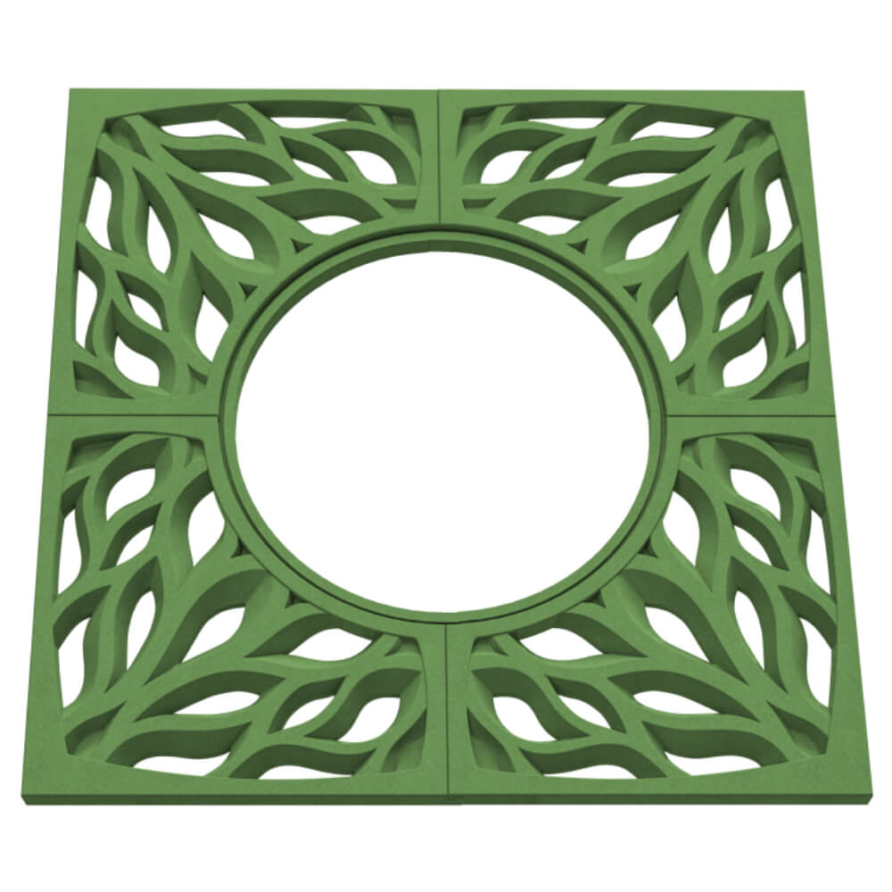 Приствольная решетка для дерева ZKING CRUST 1.2х1.2м Зеленая в Иваново фото
