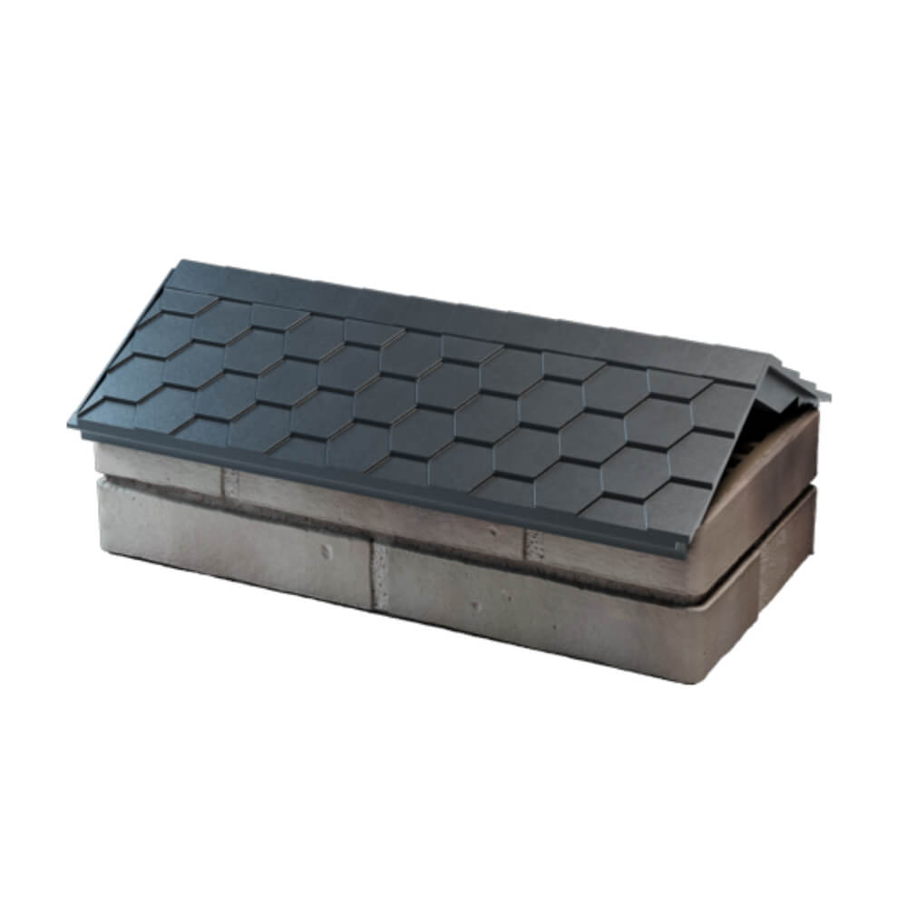 Парапет Zking Эверест Серый с посадкой на 1 кирпич (200/225/255мм) в Иваново фото