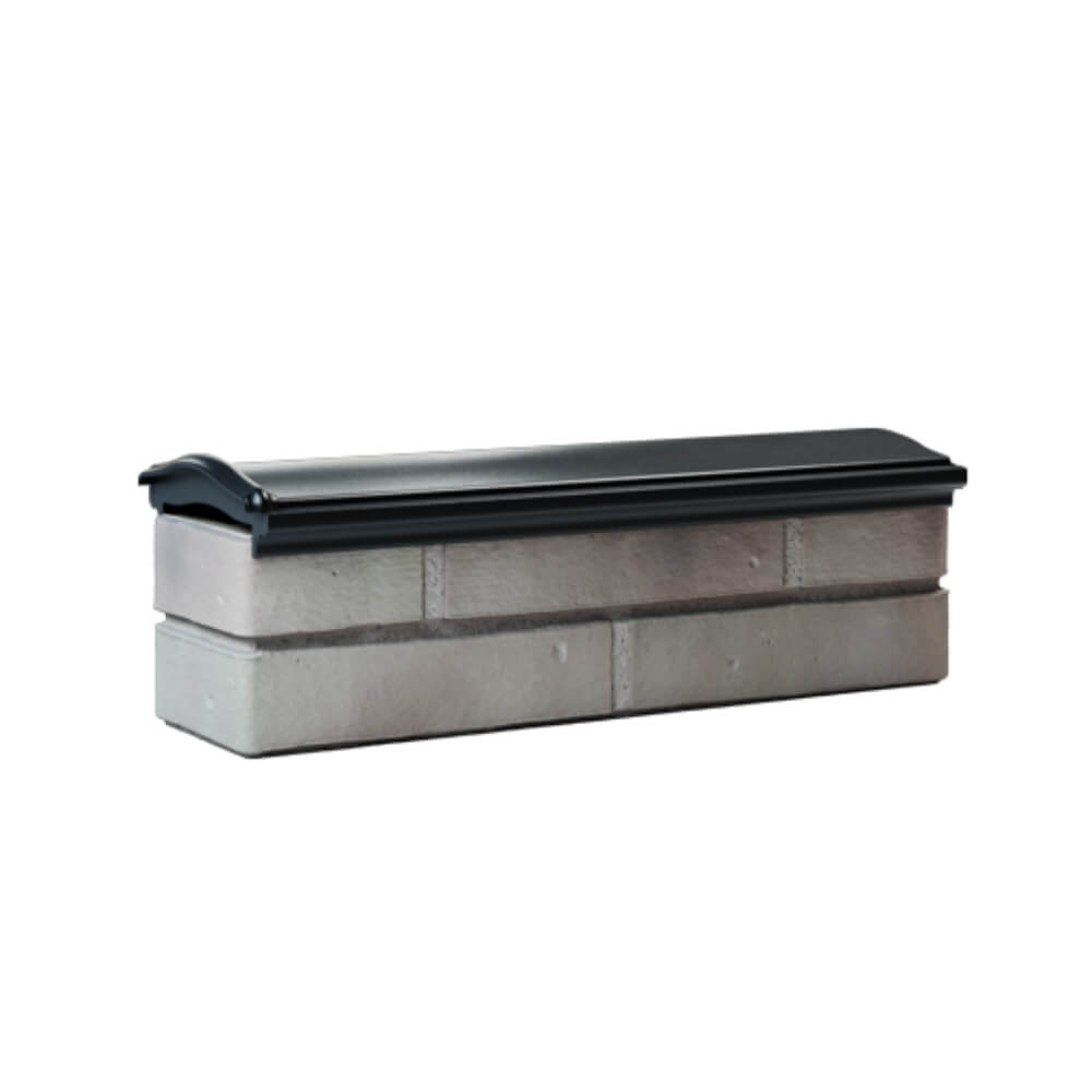 Парапет Zking Монблан Черный посадка на 0.5 кирпича (130мм) Иваново фото