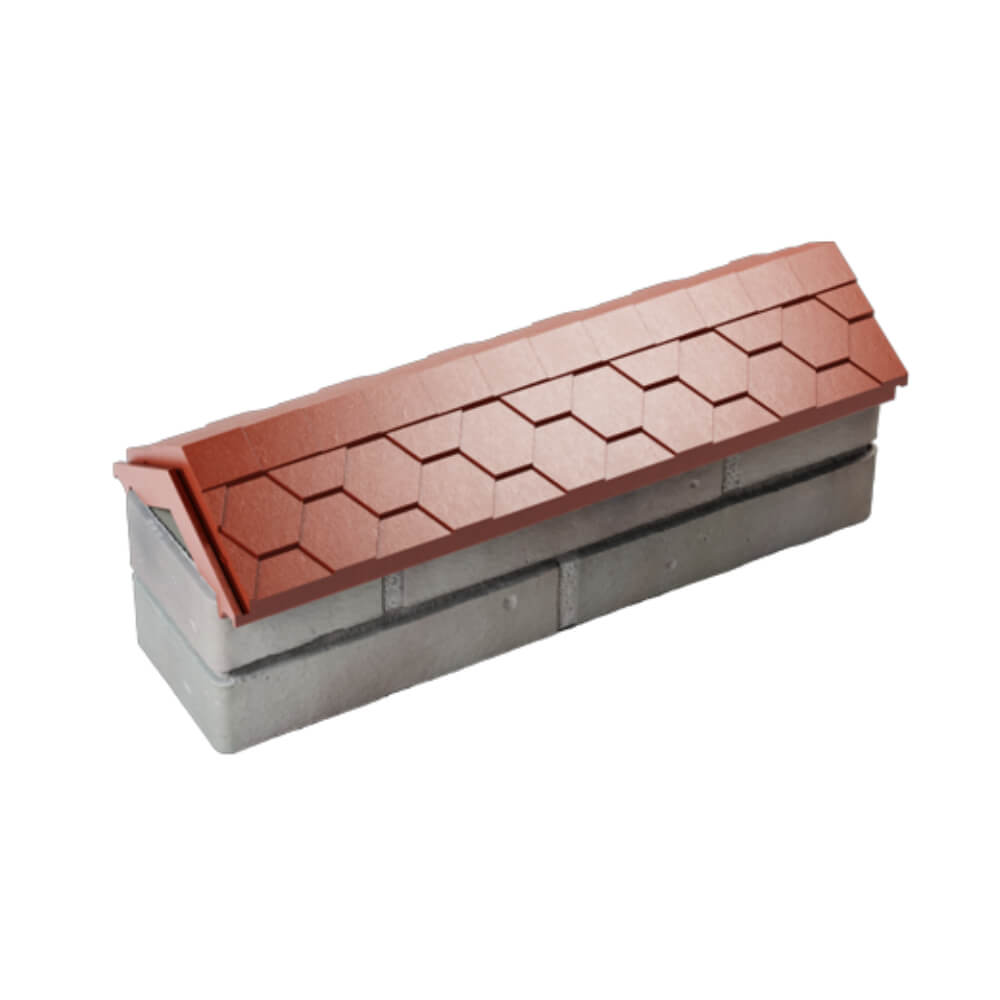 Парапет Zking Эверест Красный с посадкой на 0.5 кирпича (130мм) в Иваново фото
