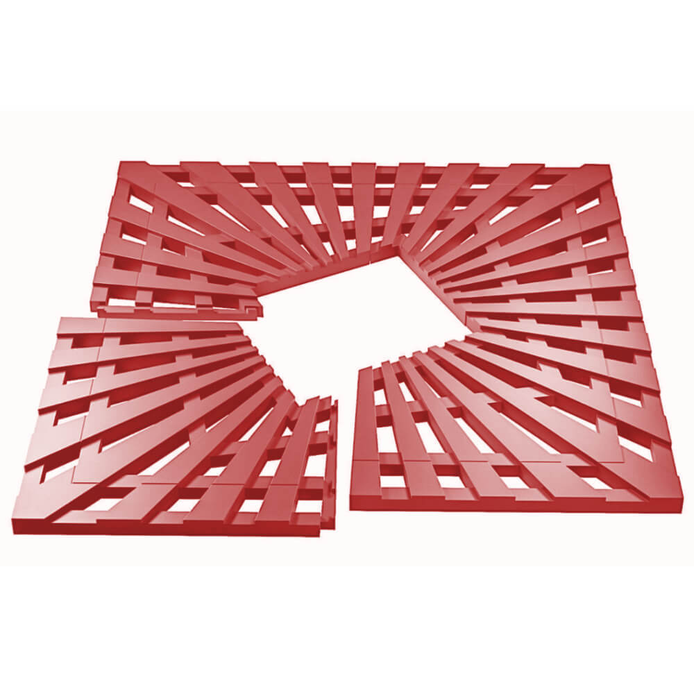 Приствольная решетка для дерева ZKING ATMOSPHERE 1.2х1.2м Красная в Иваново фото