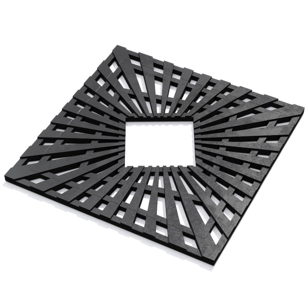 Приствольная решетка для дерева ZKING ATMOSPHERE 1.2х1.2м Черная в Иваново фото