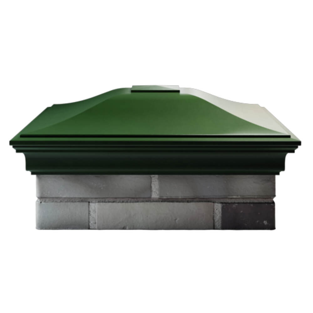 Колпак Zking Монблан Зеленый на столб 2х2 кирпича (515х515мм) в Иваново фото