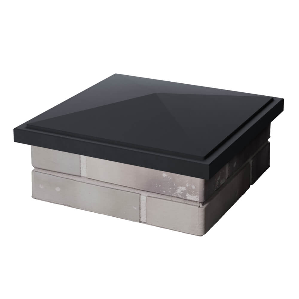 Колпак Zking БонаМоно Серый на столб 1.5х1.5 кирпича (385х385, 400х400мм) в Иваново фото