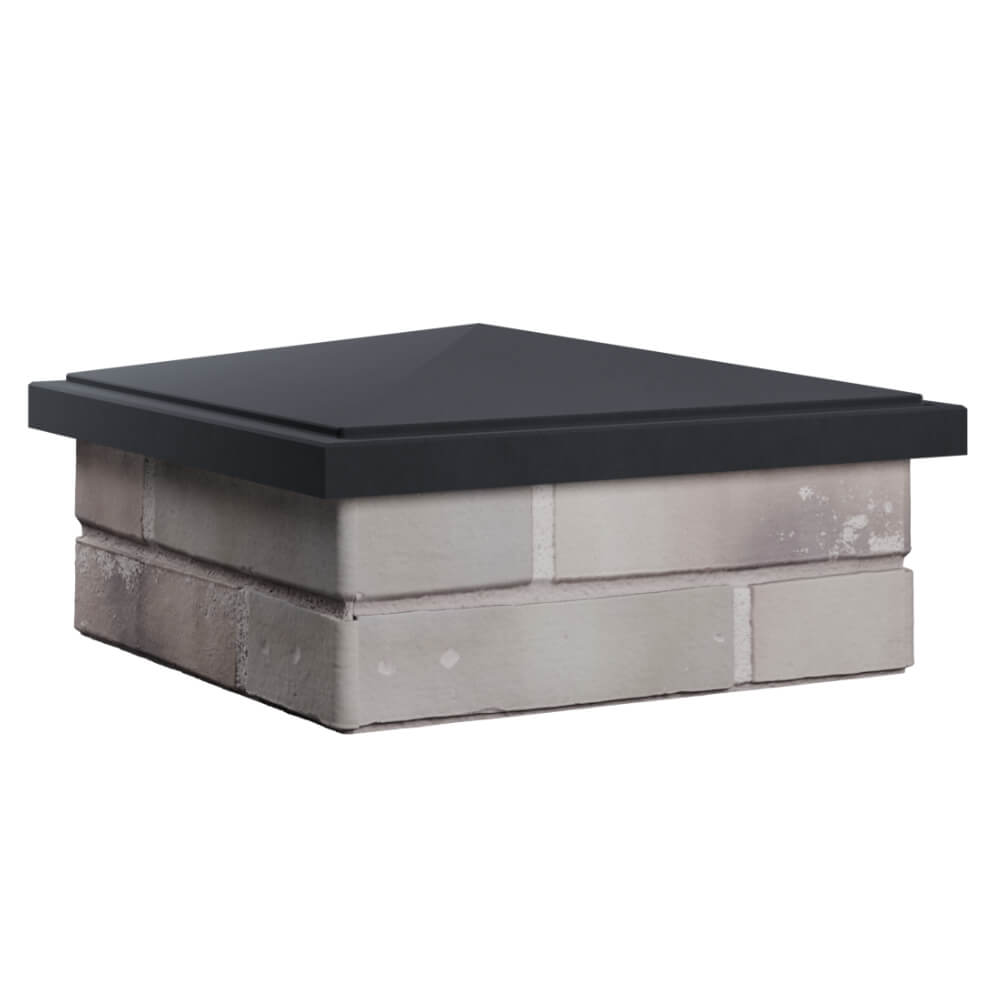 Колпак Zking БонаМоно Серый на столб 1.5х1.5 кирпича (385х385, 400х400мм) в Иваново фото