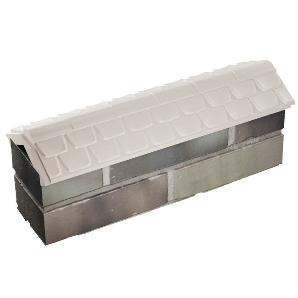 Парапет Zking Эльбрус Бежевый с посадкой на 0.5 кирпича (130мм) в Иваново фото