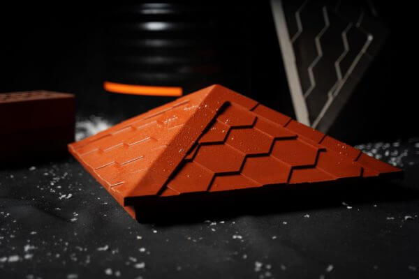 Колпак Zking Эверест Красный на столб 1.5х1.5 кирпича (390х390мм) в Иваново фото