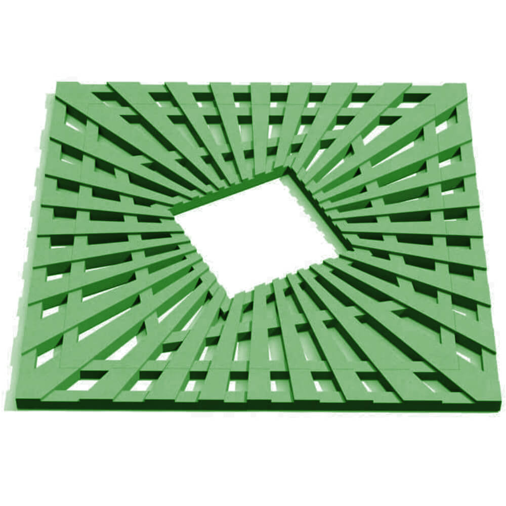 Приствольная решетка для дерева ZKING ATMOSPHERE 1.2х1.2м Зеленая Иваново фото